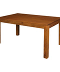 Amsterdam Solid Mahogany Timber Dining Table 120 x 70 cm (Light Pecan)