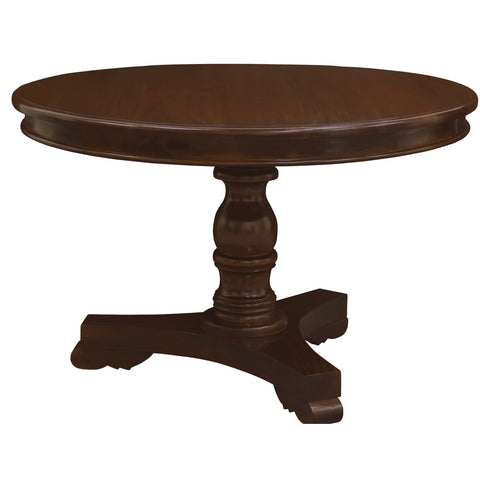 Tasmania Round Dining Table 120cm (Mahogany)