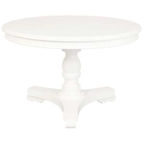 Tasmania Round Dining Table 120cm (White)
