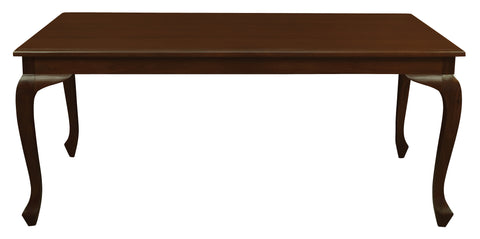 Queen Ann Solid Mahogany Dining Table 180 x 90 cm