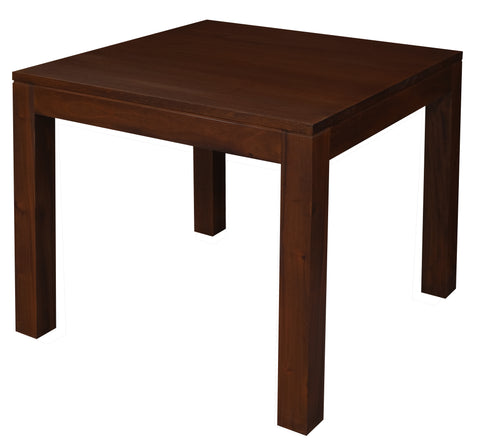 Amsterdam Solid Mahogany Timber Dining Table 90 x 90 cm