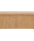 Amsterdam 2 Drawer Solid Mindi Timber Entertainment Unit (Natural)