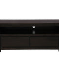 Amsterdam 2 Drawer Entertainment Unit (Chocolate)