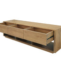 Oscar 3 Drawer Entertainment Unit (Natural)