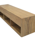 Oscar 3 Drawer Entertainment Unit (Natural)