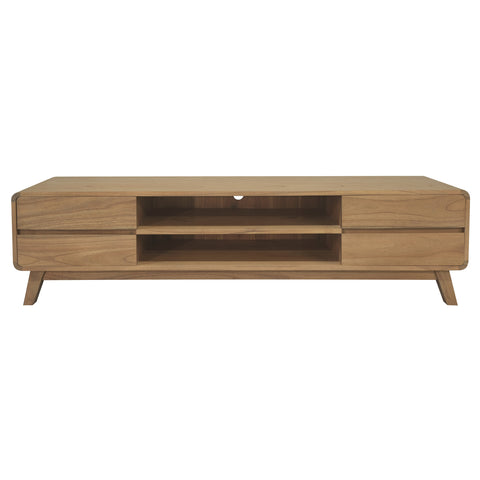 Providence 4 Drawer Entertainment Unit (Natural)