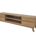Providence 4 Drawer Entertainment Unit (Natural)