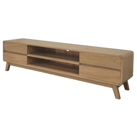 Providence 4 Drawer Entertainment Unit (Natural)