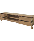 Providence 4 Drawer Entertainment Unit (Natural)