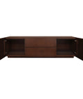Hudson 2 Door 2 Drawer Entertainment Unit (Mahogany)