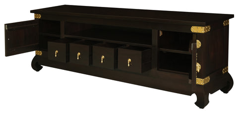 Dynasty 2 Door 4 DVD Drawer Low Entertainment Unit