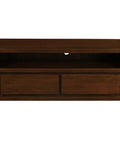 Amsterdam 2 Drawer Entertainment Unit (Mahogany)