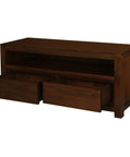 Amsterdam 2 Drawer Entertainment Unit (Mahogany)