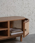 Kelly 2 Door Entertainment Unit (Almond)