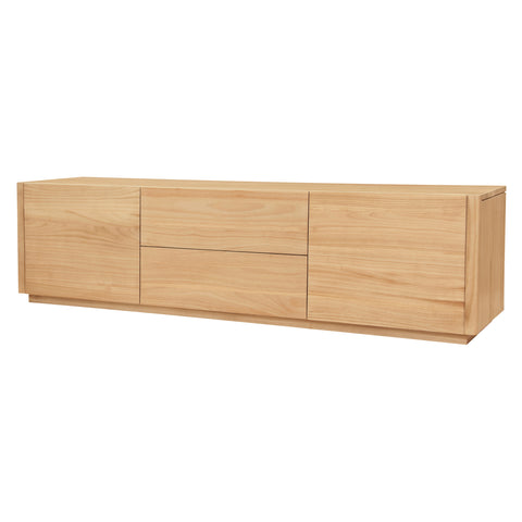 Gatsby 2 Door 2 Drawer Entertainment Unit (Natural)