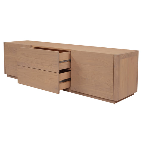 Gatsby 2 Door 2 Drawer Entertainment Unit (Natural)