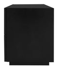 Hudson 2 Drawer Bedside Table (Black)
