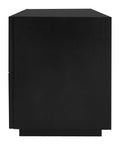 Hudson 2 Drawer Bedside Table (Black)