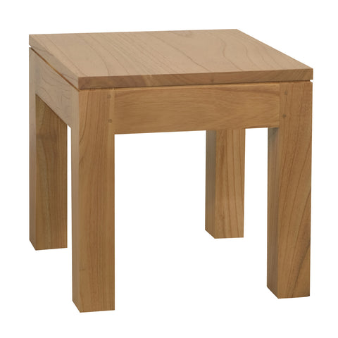 Amsterdam Solid Mindi Timber Lamp Table (Natural)