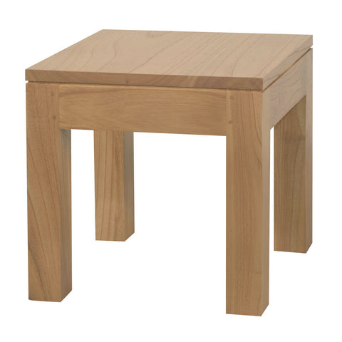 Amsterdam Solid Mindi Timber Lamp Table (Natural)