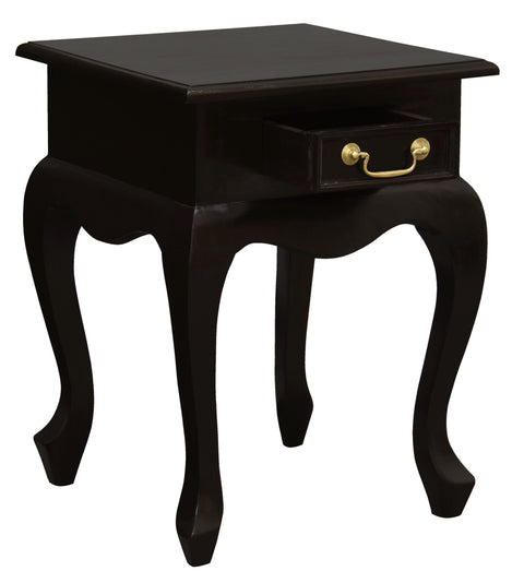 Queen Ann 1 Drawer Lamp Table