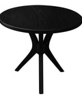Gatsby Round Side Table - Large (Black)