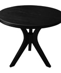 Gatsby Round Side Table - Large (Black)
