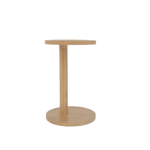 Stockholm Round Laptop/Side Table (Natural)