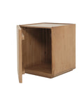Adelle 1 Door Lamp Table (Natural)