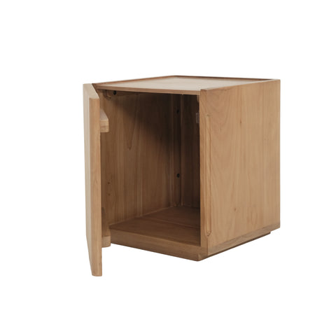 Adelle 1 Door Lamp Table (Natural)