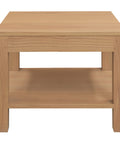 Amsterdam Solid Mindi Timber Lamp Table 60 x 60cm (Natural)