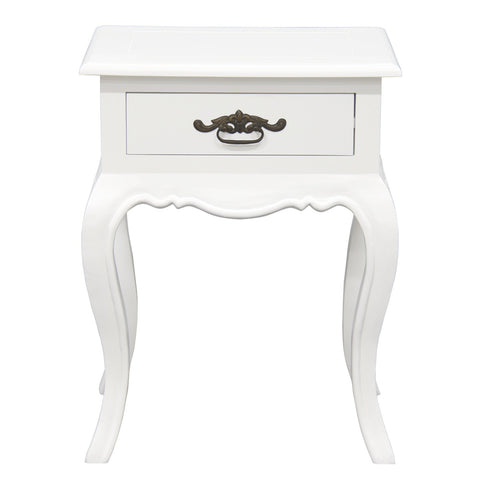 French Provincial 1 Drawer Lamp Table