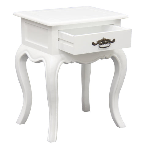 French Provincial 1 Drawer Lamp Table