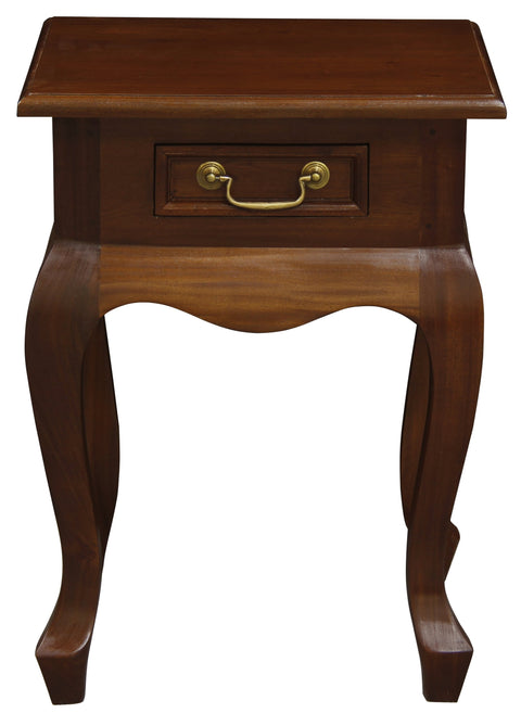 Queen Ann 1 Drawer Lamp Table