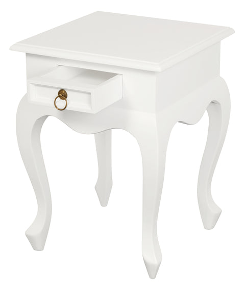 Queen Ann 1 Drawer Lamp Table