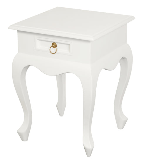 Queen Ann 1 Drawer Lamp Table