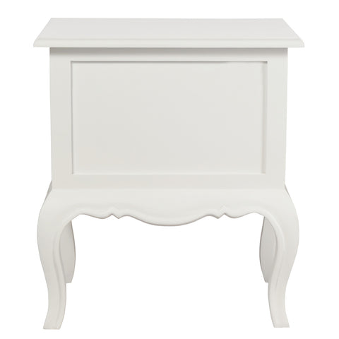 French Provincial 2 Drawer Lamp Table