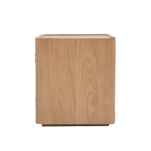 Adelle 1 Door Lamp Table (Natural)