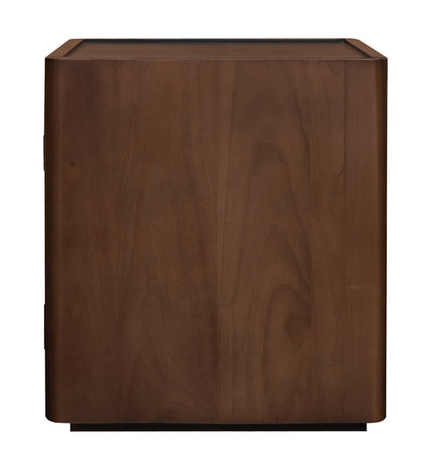 Adelle 1 Door Lamp Table (Walnut)