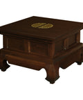 Dynasty Lamp Table 60 x 60 cm (Mahogany)