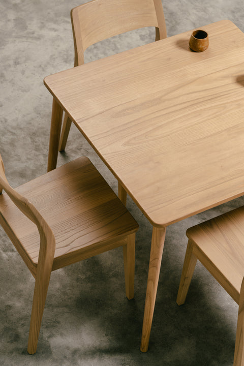 Nobu Solid Oak Dining Table - Small