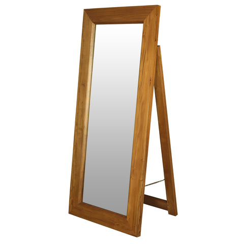 Manhattan Solid Mahogany Standing Mirror 65 x 150 cm