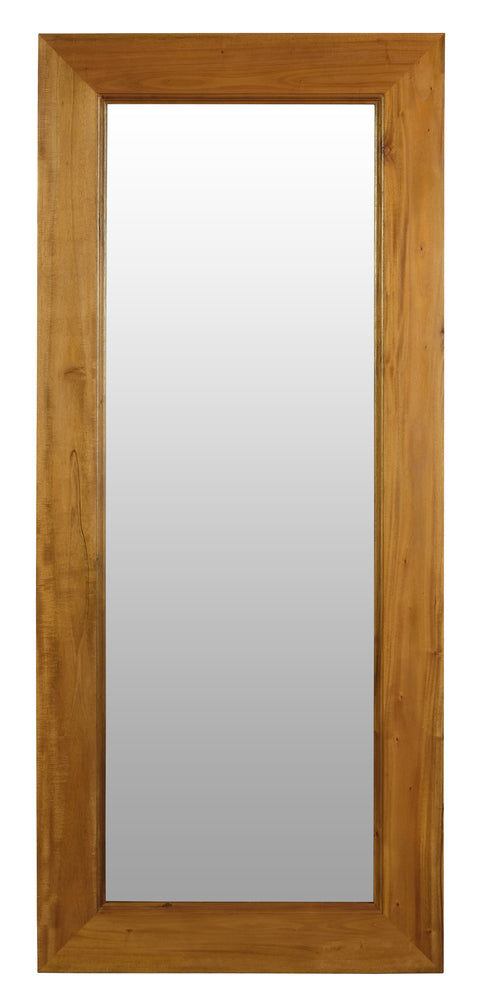 Manhattan Solid Mahogany Timber Wall Mirror