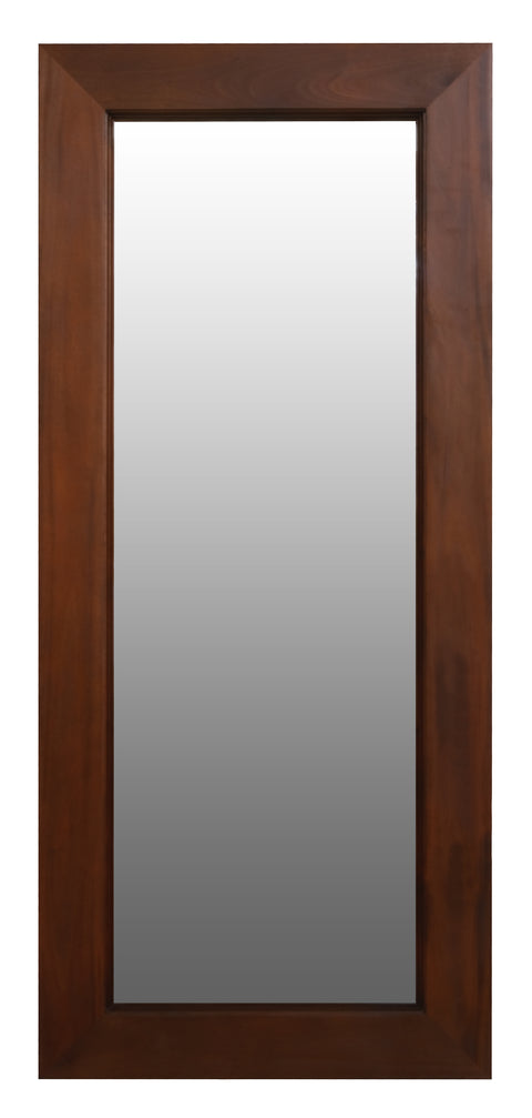 Manhattan Solid Mahogany Timber Wall Mirror