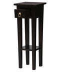 Tasmania 1 Drawer Plant Stand (Chocolate)