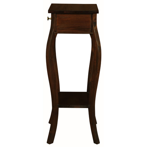 Queen Anne 1 Drawer Plant Stand