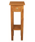 Tasmania 1 Drawer Plant Stand (Light Pecan)