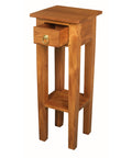 Tasmania 1 Drawer Plant Stand (Light Pecan)