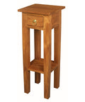 Tasmania 1 Drawer Plant Stand (Light Pecan)