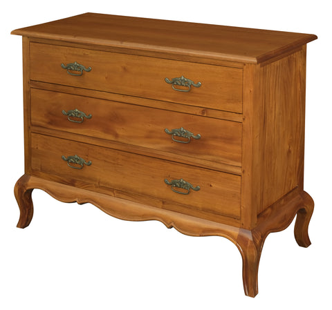 French Provincial 3 Drawer Dresser